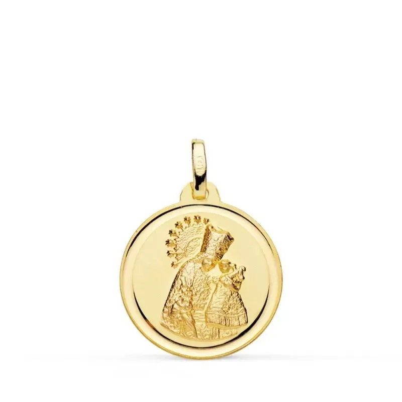 Corazón de Jesús Virgen de los Desamparados Escapulario Medalla Oro 1
