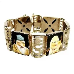 Juego oro 18k caras orientales dioses chinos amor cerámica [265J]