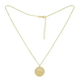 Virgen del Carmen collar gargantilla Plata Ley 925m chapado oro 44 cm