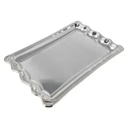 Arras de Boda en metal con bandeja plateada y estuche tamaño moneda d