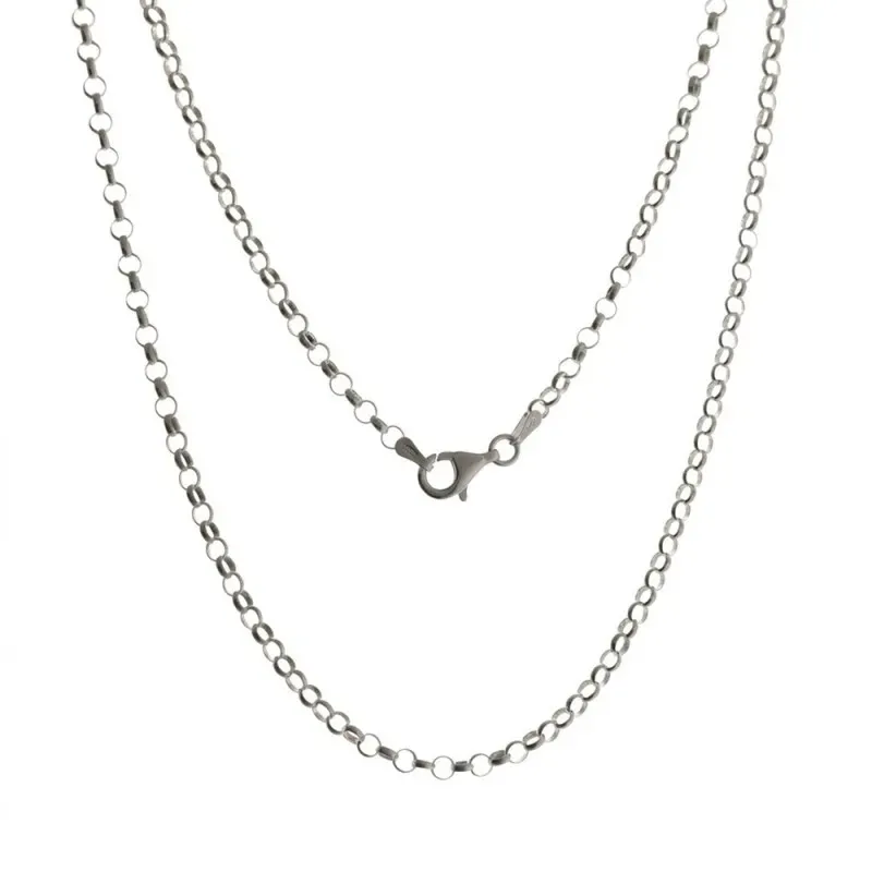 Cadena plata ley 925m 70cm. rolo hilo 0.45mm. [AB2556]
