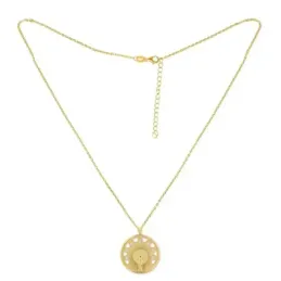 Virgen del Pilar Collar Gargantilla Plata de Ley 925m chapado oro 44