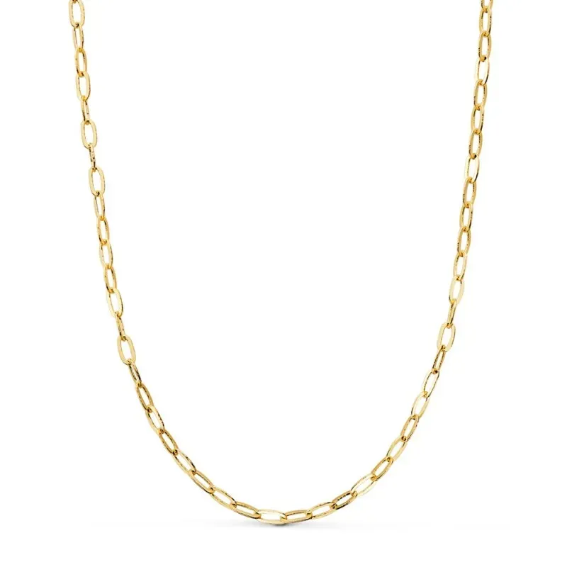 Cadena oro 18k maciza forzada. 50 cm. 2,5 mm. 6.00 grs. [9456]