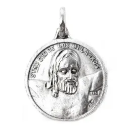 Santísimo Cristo de los Milagros con Virgen de Zamarrilla medalla pla