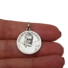 Santísimo Cristo de los Milagros con Virgen de Zamarrilla medalla pla