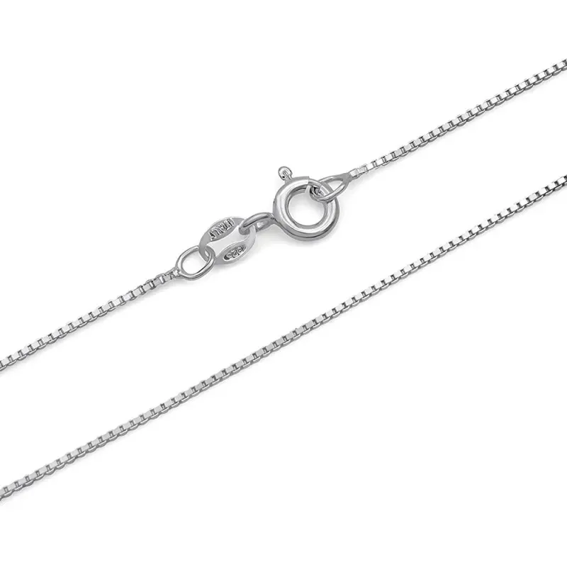 Cadena plata ley 925m 40cm. veneciana 0.15 [AB0365]