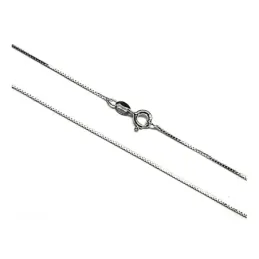 Cadena plata ley 925m 40cm. veneciana 0.15 [AB0365]