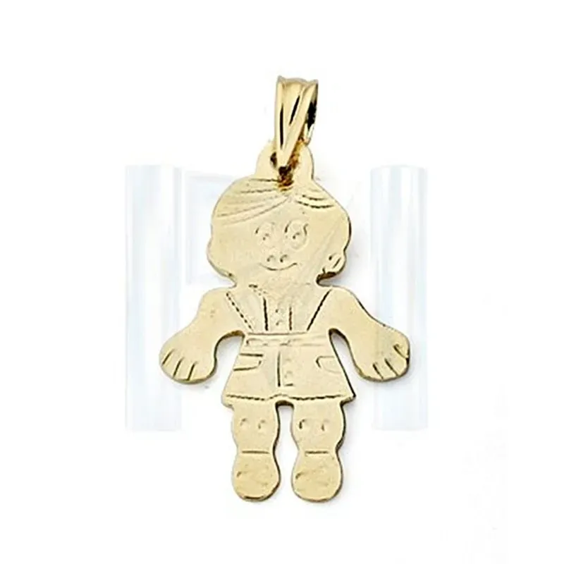 Colgante oro 18k niño 23mm. [7433]