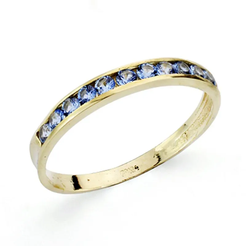 Sortija oro 18k aguamarina aguamarina [7437]