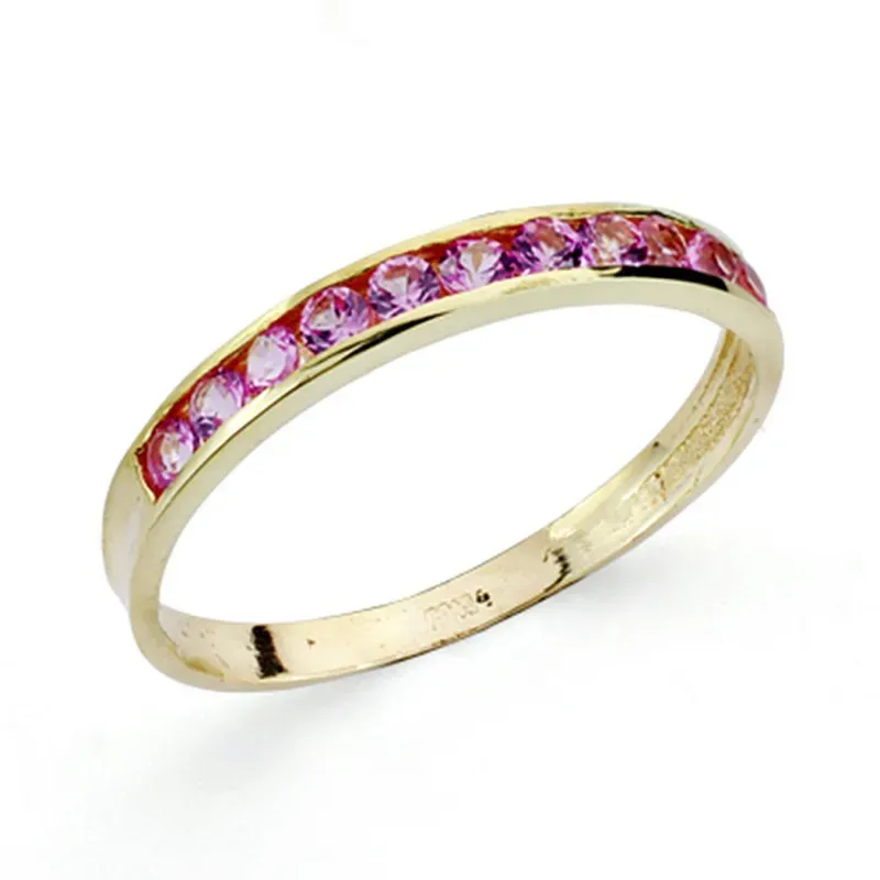 Sortija oro 18k rosa Francia [7441]