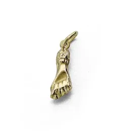 Colgante oro 18k mano higa puño [7911]