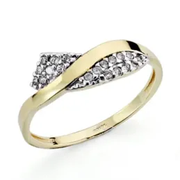 Soritja oro 18k bicolor circonitas [8019]