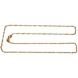 Cadena oro 18k maciza singapur 45 cm. 2 mm. 4,15 grs. [9522]