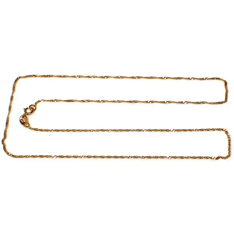 Cadena oro 18k maciza singapur 60 cm. 2 mm. 5,00 grs. [9523]