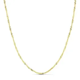 Cadena oro 18k maciza singapur 60 cm. 2 mm. 5,00 grs. [9523]