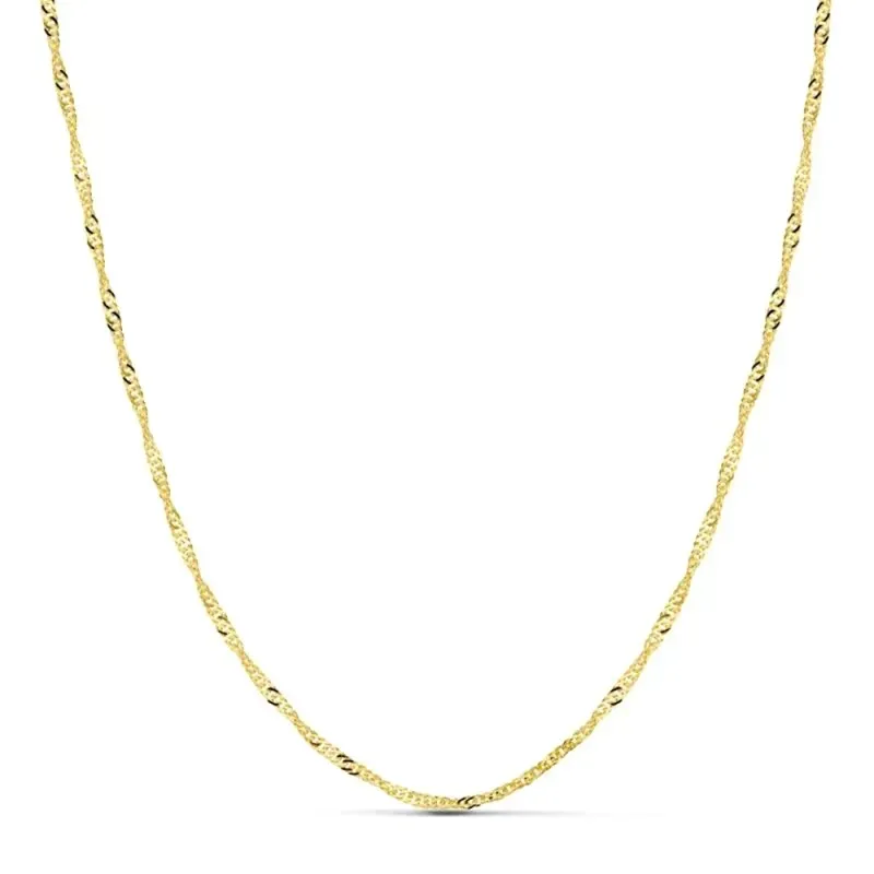 Cadena oro 18k maciza singapur 60 cm. 2 mm. 5,00 grs. [9523]