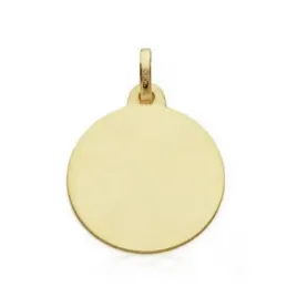 Medalla oro 18k San Antonio 18mm. bisel [7575]