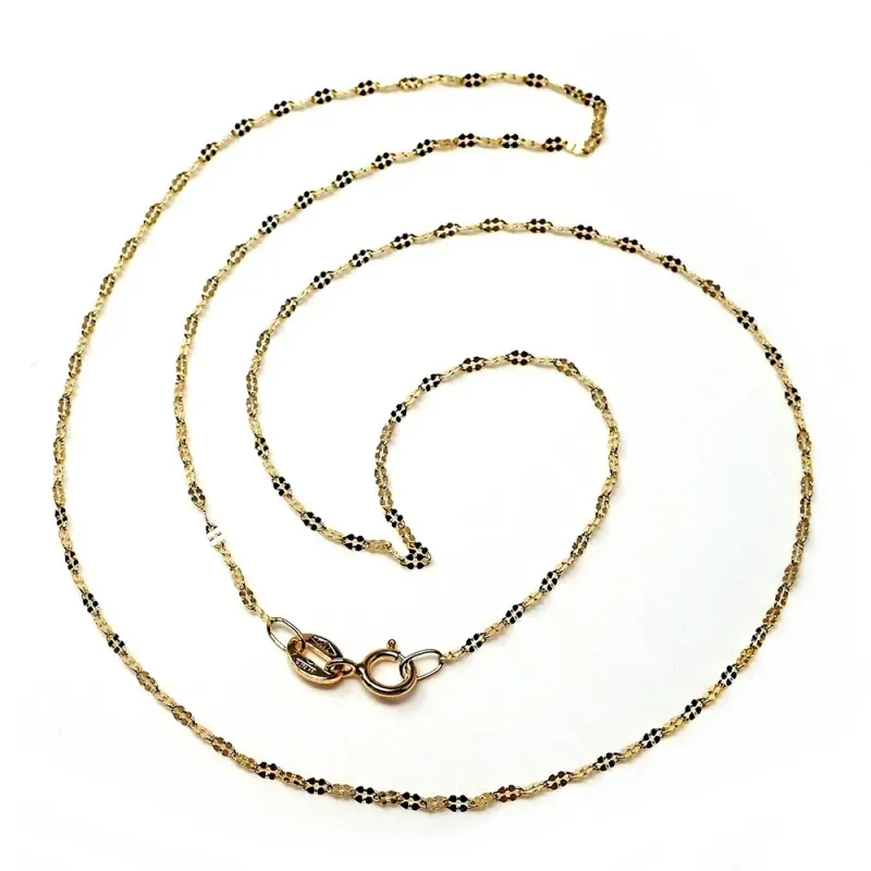 Cadena oro 18k 40cm. maciza [AB0760]