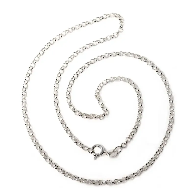 Cadena plata ley 925m 45cm. rolo hilo 0.35mm. [AB2559]