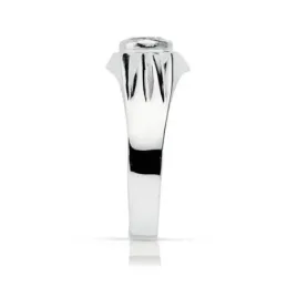 Solitario oro blanco 18k cadete circonita [AB3037]