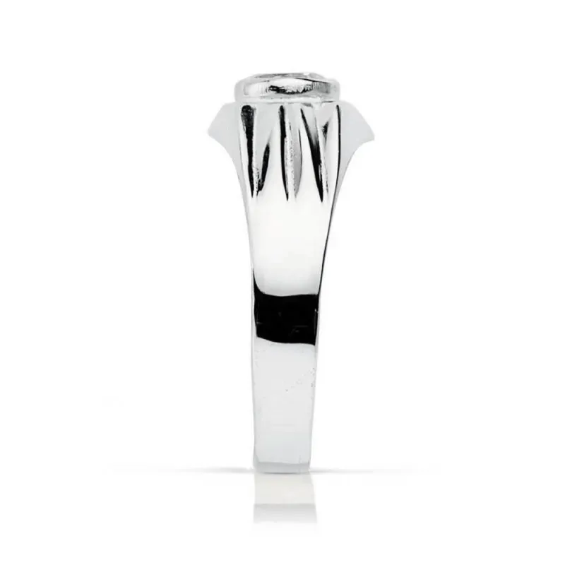 Solitario oro blanco 18k cadete circonita [AB3037]