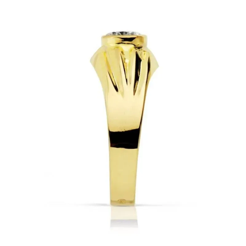 Solitario oro 18k cadete circonita [AB3038]