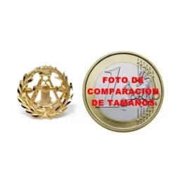 Pin solapa Topografía oro 18k insignia profesional 16mm.