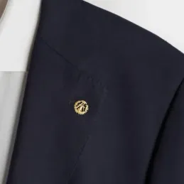 Pin solapa Topografía oro 18k insignia profesional 16mm.