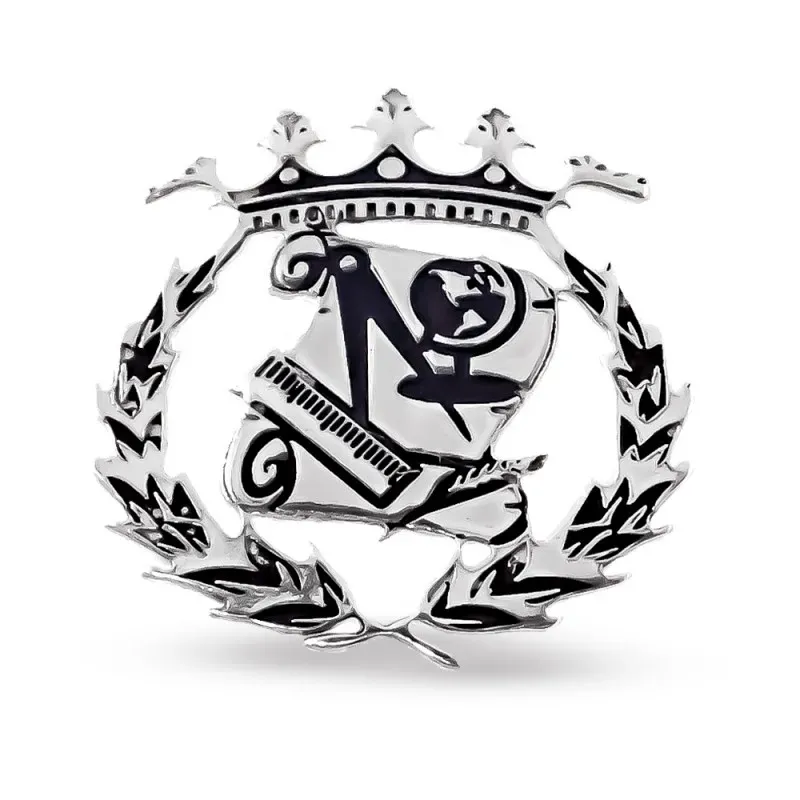 Insignia Profesional de Magisterio en Plata de Ley 925m de 18 mm. al