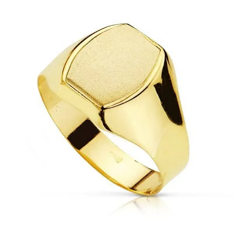 Sello oro 18k caballero hueco [7532]