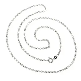 Cadena plata ley 925m 60cm. rolo hilo 0.35mm. [AB2558]
