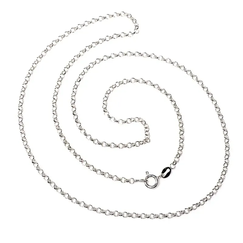 Cadena plata ley 925m 60cm. rolo hilo 0.35mm. [AB2558]