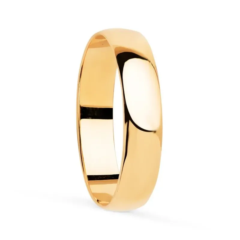 Alianza Oro 9k lisa ancho 4 mm.