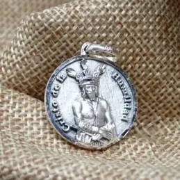 Cristo de la Humildad Virgen de la Merced Málaga Escapulario en Plata