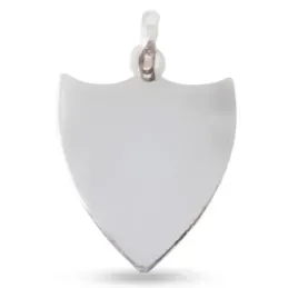 Málaga Club Fútbol Escudo Colgante Plata Ley 925m macizo 28 mm.. Grab