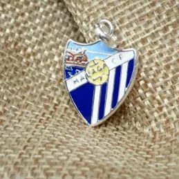 Málaga Club de Fútbol Escudo Colgante en Plata Ley 925m macizo de 21