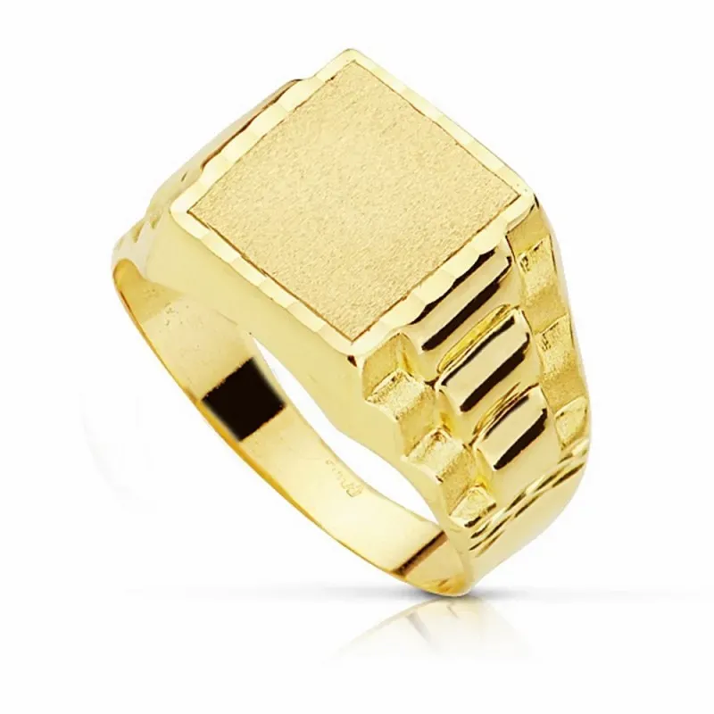 Sello oro 18k hueco 11mm. [AA1938GR]