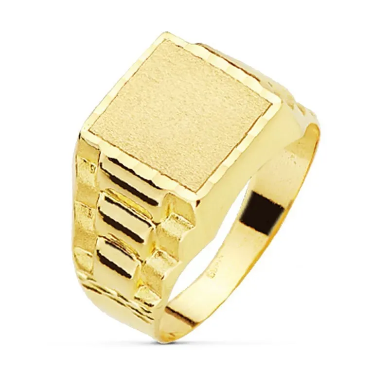 Sello oro 18k hueco 11mm. [AA1938GR]