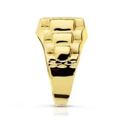 Sello oro 18k hueco 11mm. [AA1938GR]