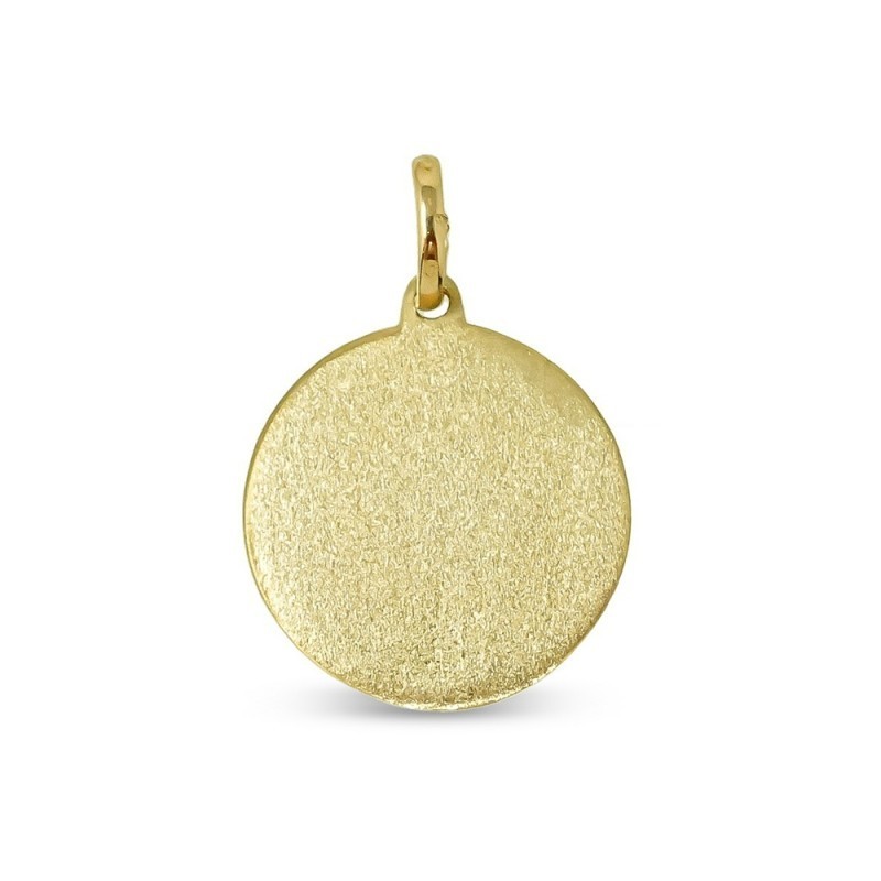 Nuestra Señora Esperanza Triana Sevilla Medalla Oro 18k maciza 18 mm.