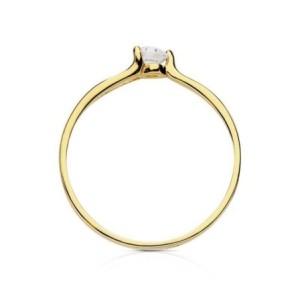 Solitario oro 18k circonita [AB3050]
