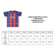 Uniforme F.C. Barcelona réplica oficial junior primera equipación. [AB2200]