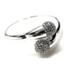 Pulsera brazalete plata Ley 925m media cana bolas 14mm. [AB0931]