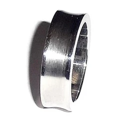 Alianza acero inoxidable talla 11.5 concava mate brillo