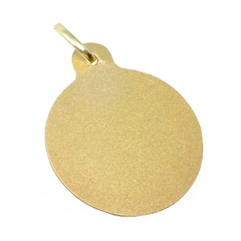 Colgante oro 18k medalla Santa Bárbara [94]