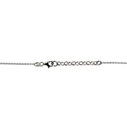 Gargantilla plata Ley nudo acabado amarillo cadena 45cm. []