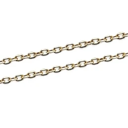 Cadena oro 18k forzada 50cm. 1mm. 2,40gr. [7090]
