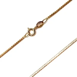Cadena oro 18k veneciana lapidada 45cm. 1mm. 3,35gr. [7095]