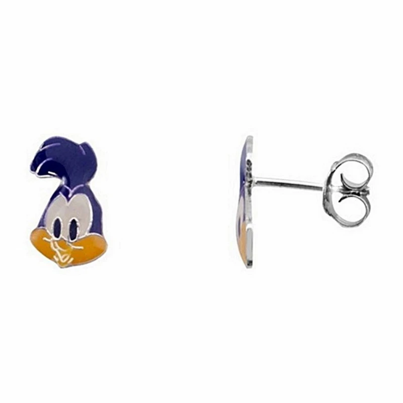 Pendientes plata 925m Correcaminos Warner Bros [8842]