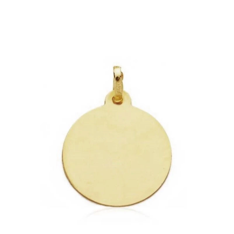 Medalla oro 18k Corazón de Jesús 18mm. labrada tallada [AA2490]